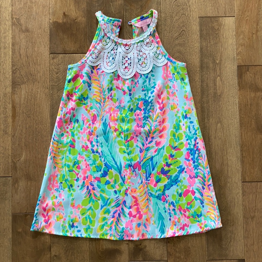 Lilly Pulitzer girls soft pearl shift dress